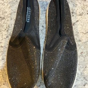 Skechers Black Sequin Shoes